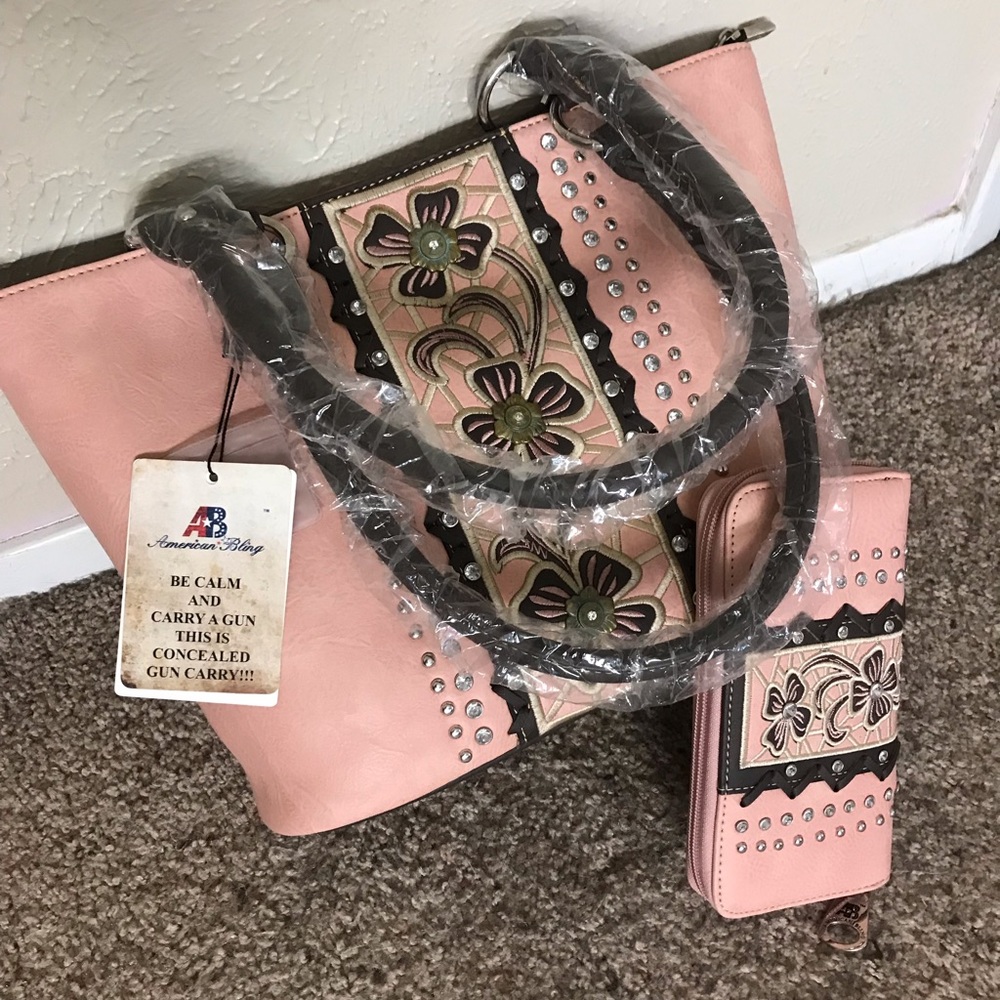 Purse with matching wallet